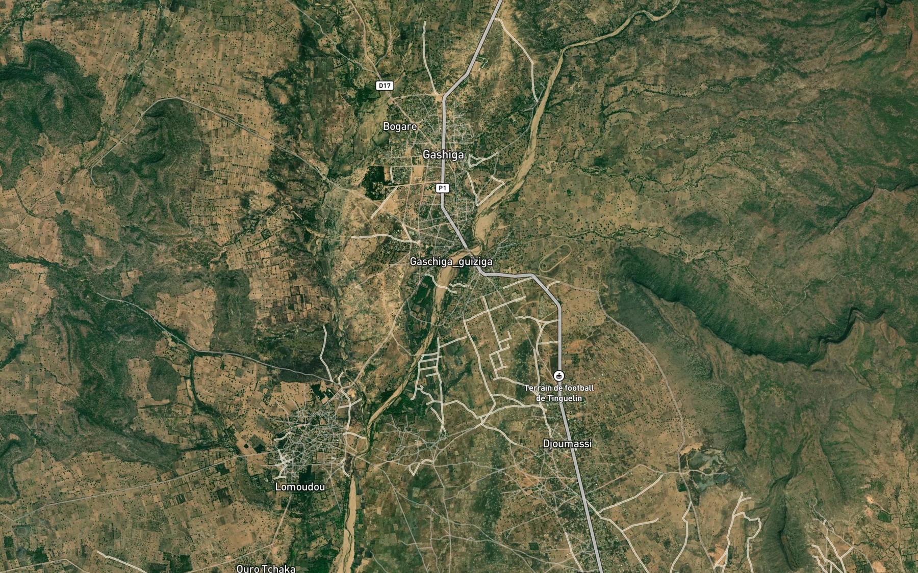 Satellite map of the Mayo You