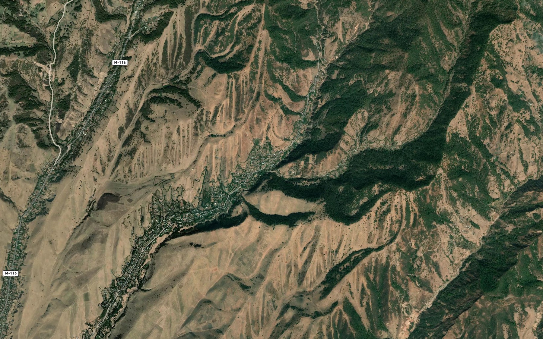 Satellite map of the Dzhasho