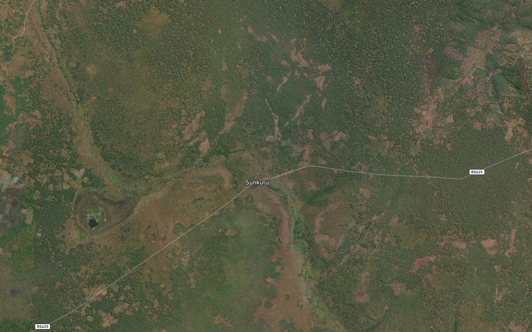 Satellite map of the Sunkutu
