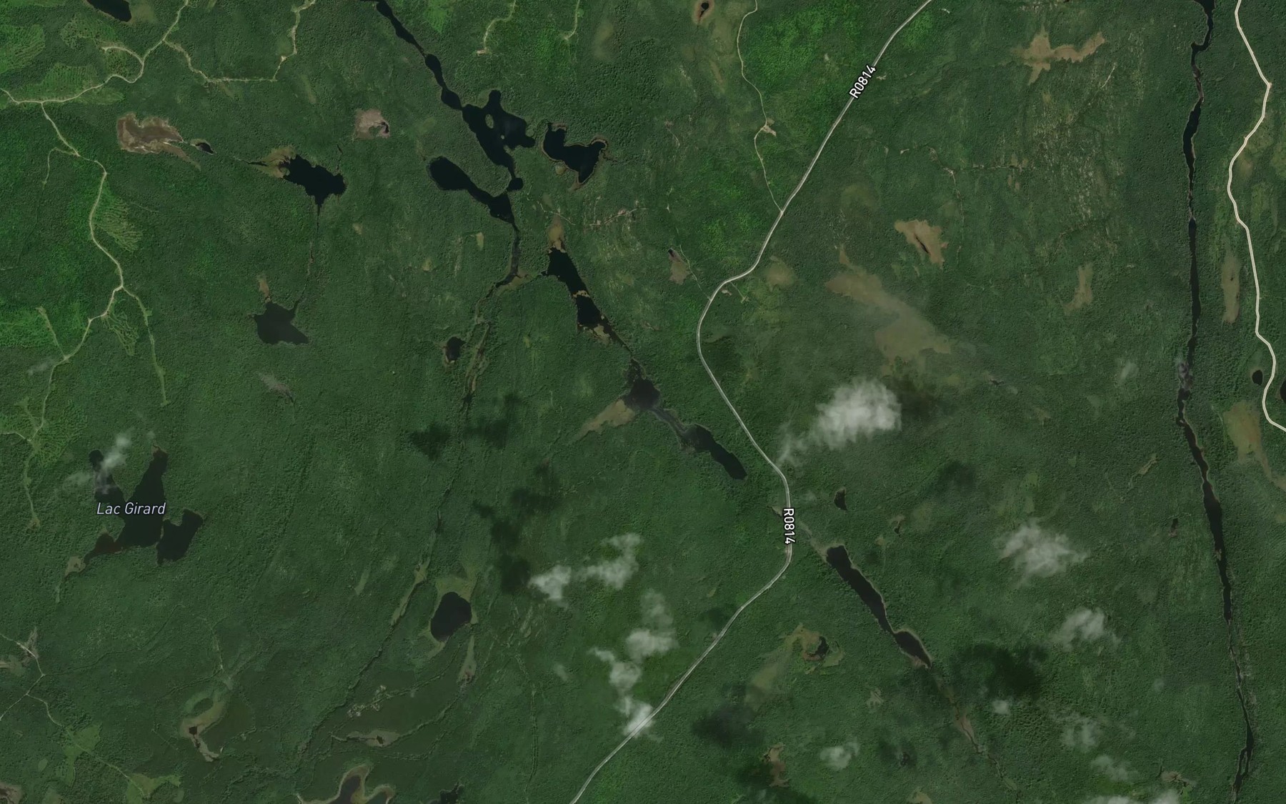 Satellite map of the Lac de l'Oeil Rond