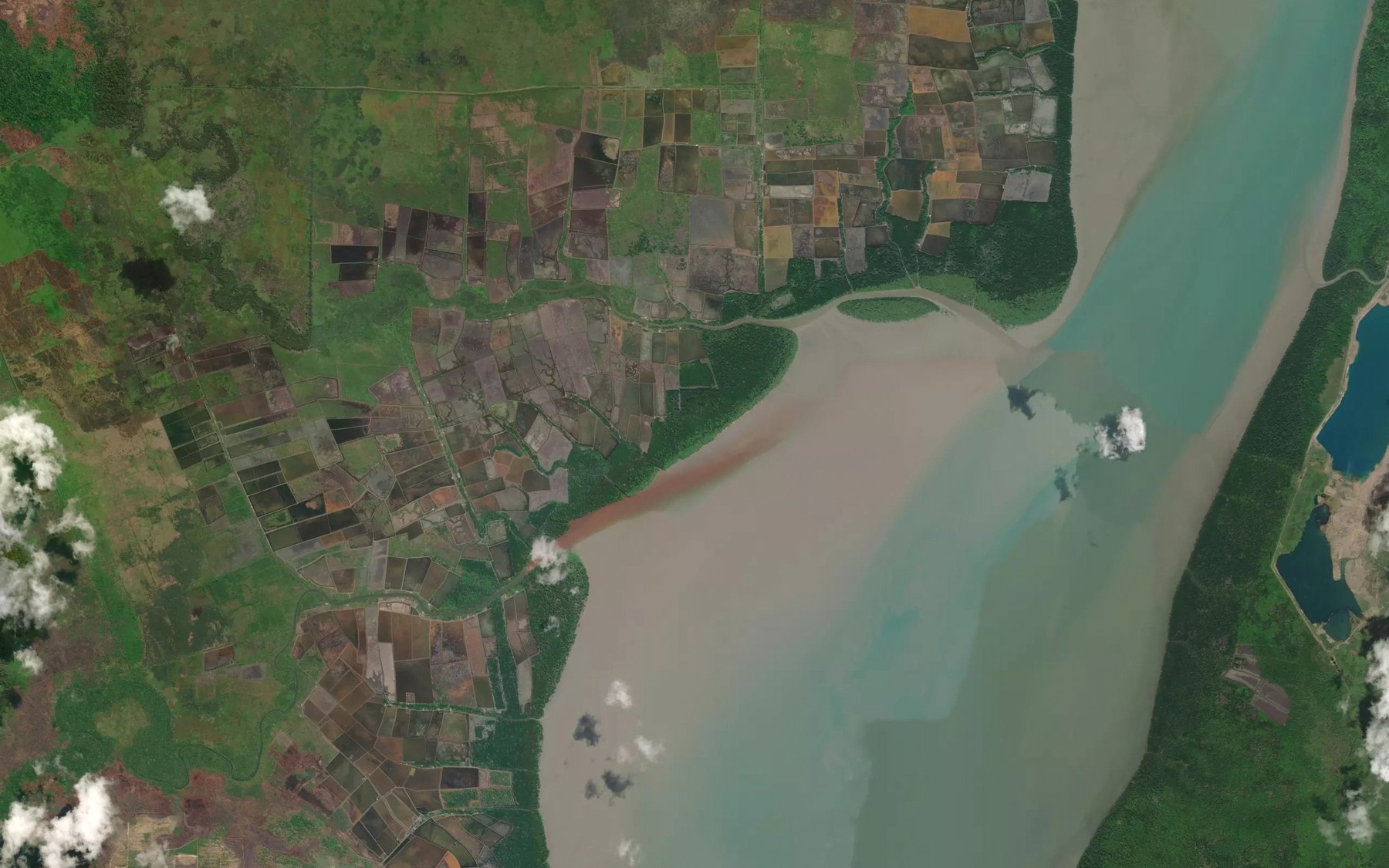 Satellite map of the Sungai Bungur