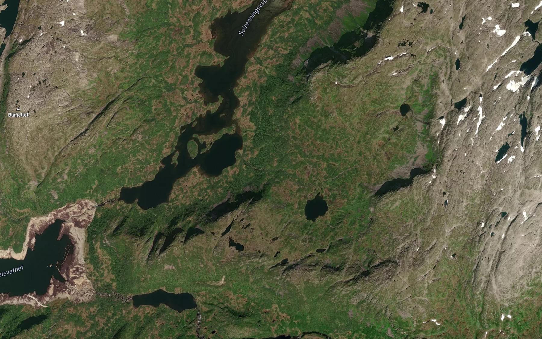 Satellite map of the Vierani