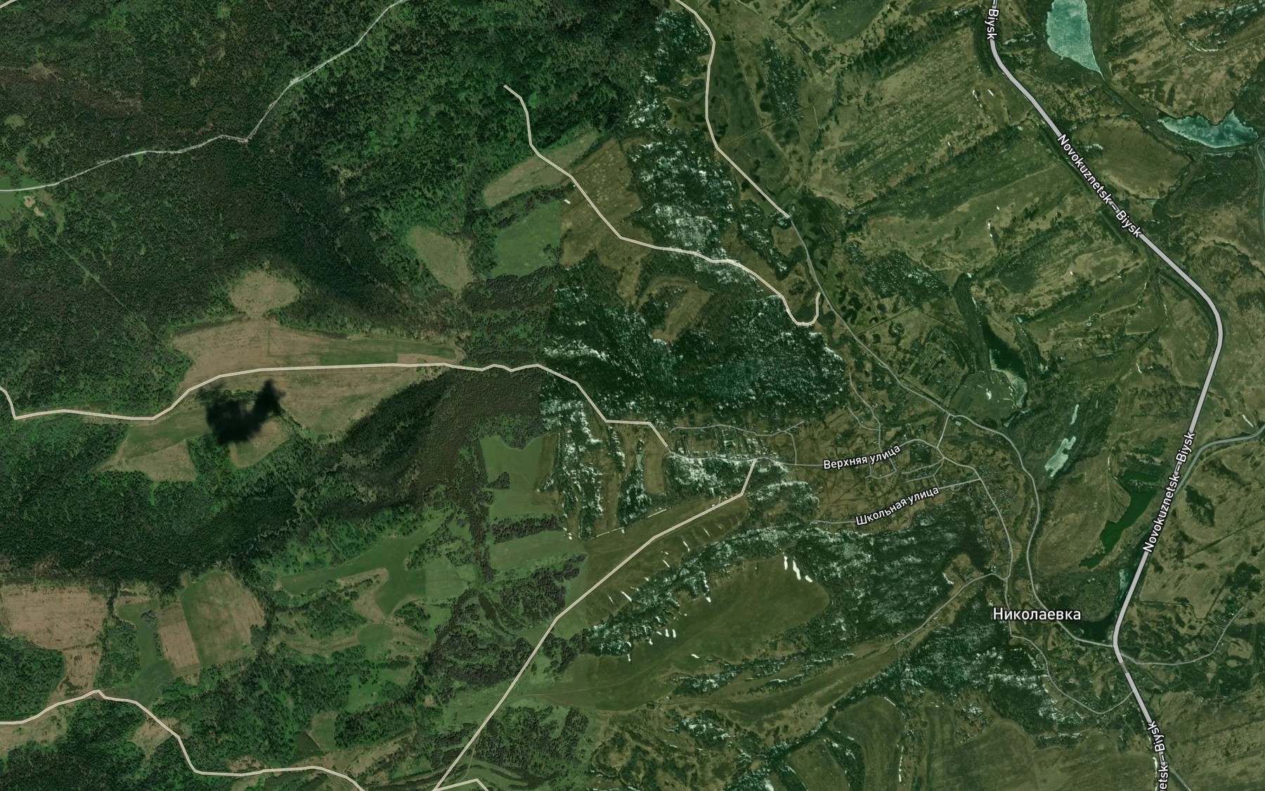 Satellite map of the Shuzhlep
