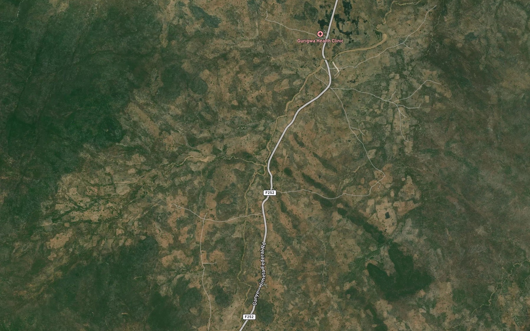 Satellite map of the RiverToza