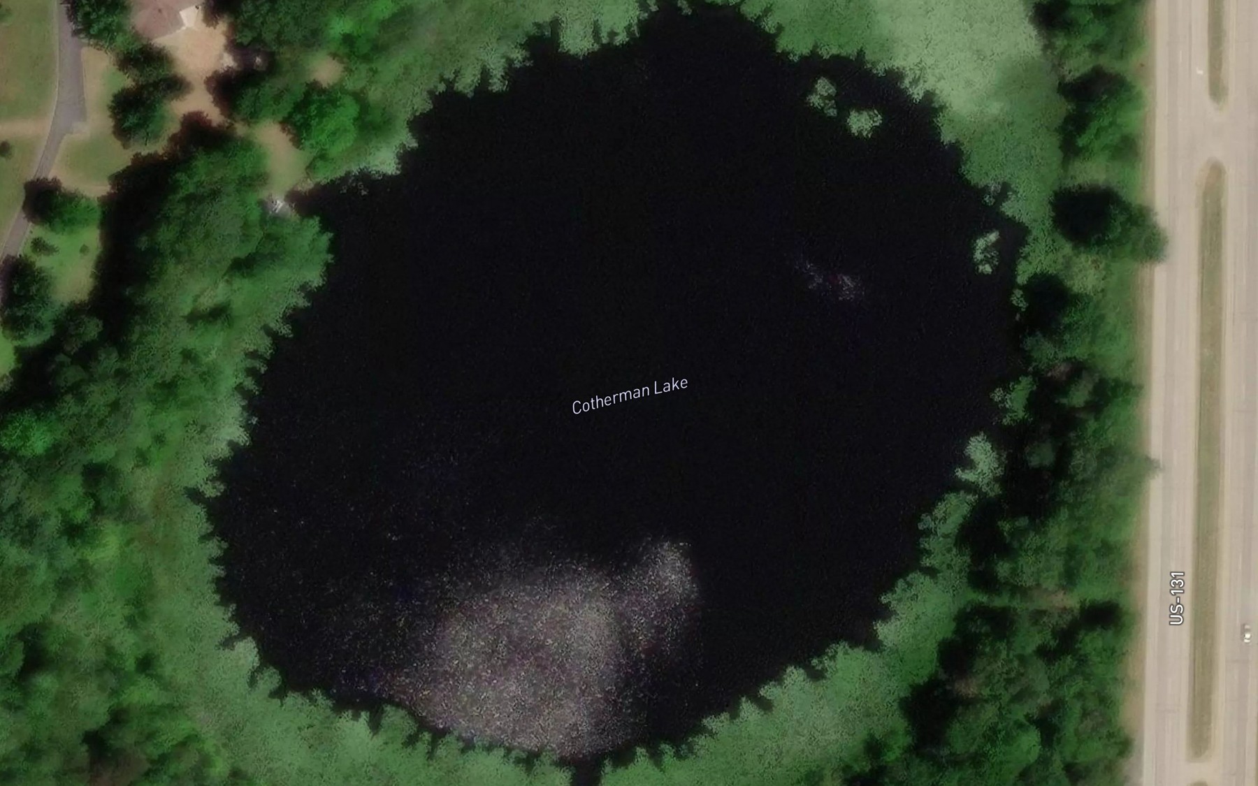 Satellite map of the Cotherman Lake