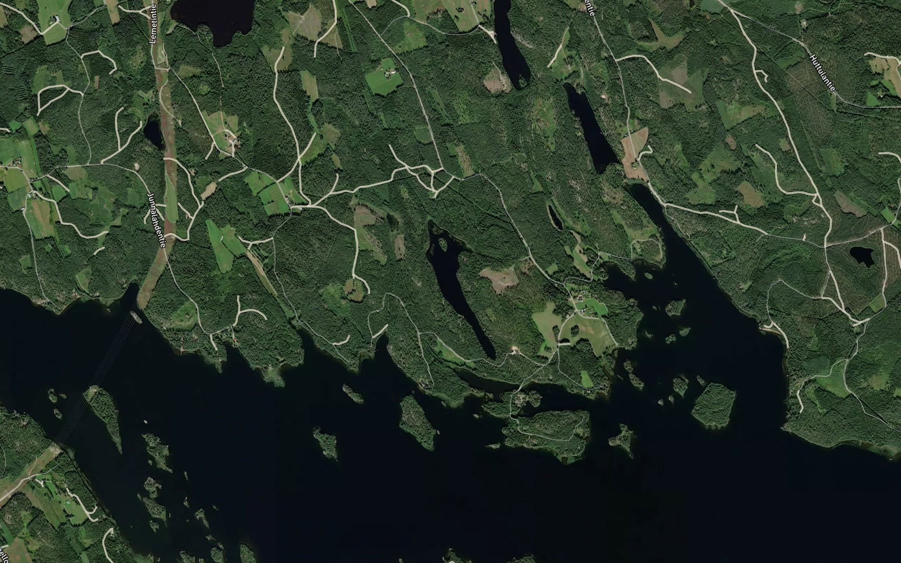 Satellite map of the Metolampi