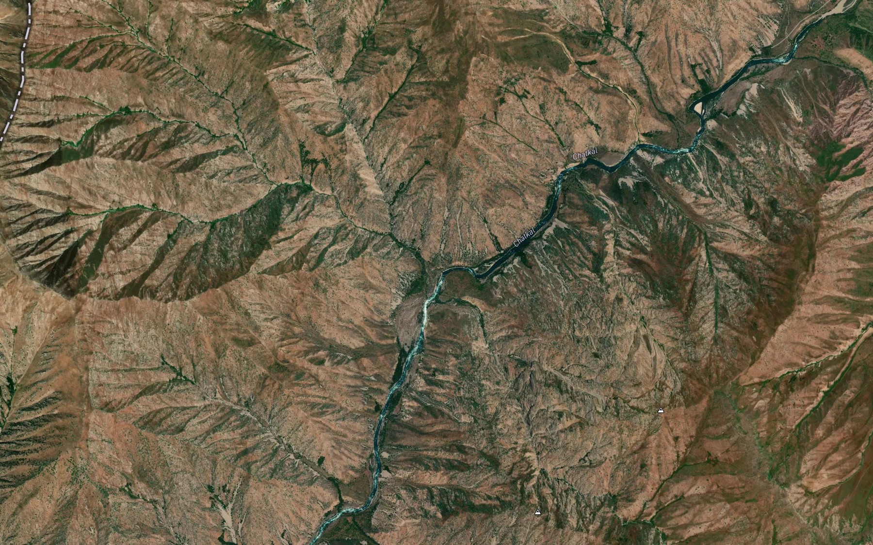 Satellite map of the Khargush-Say