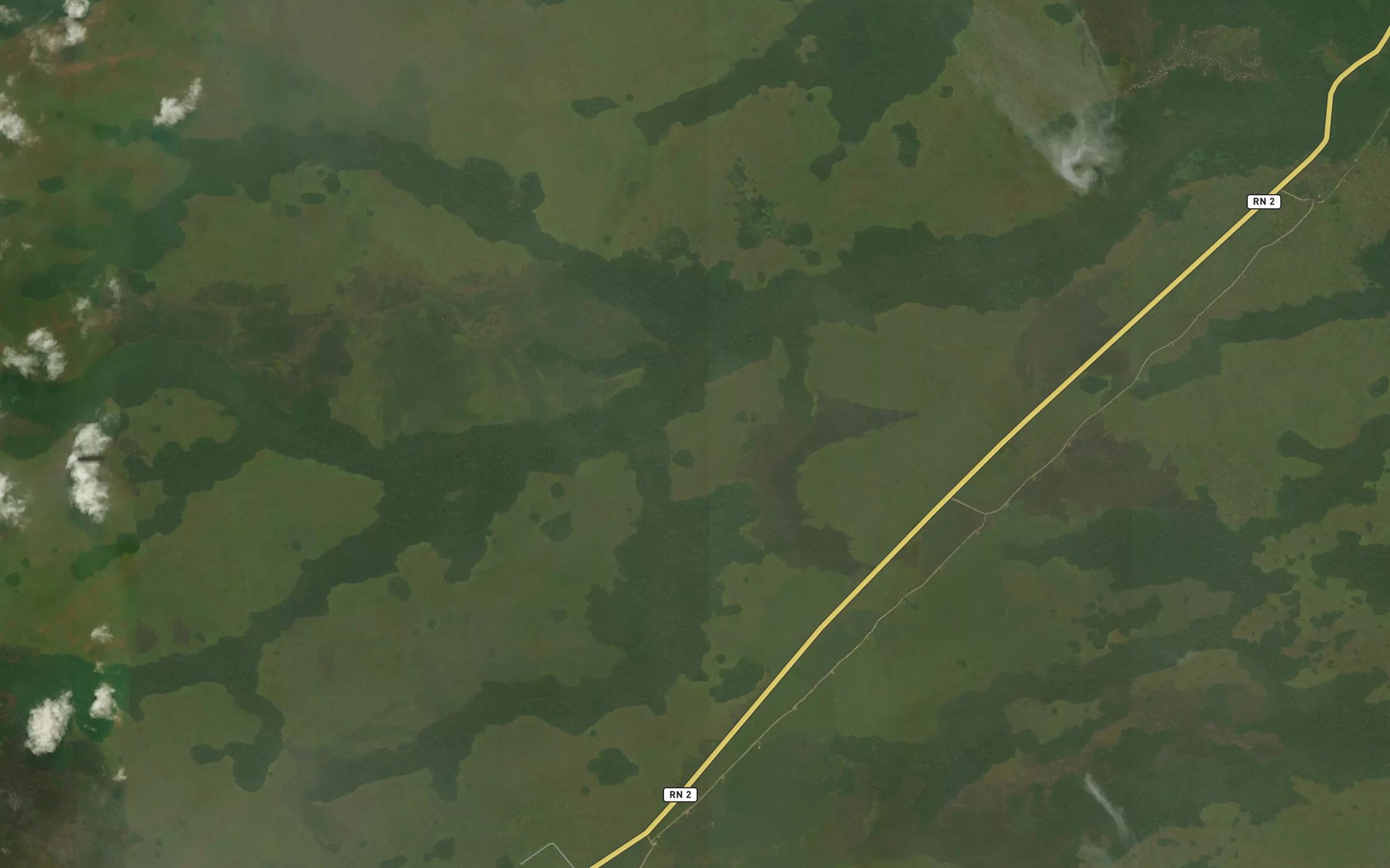 Satellite map of the Obiliboi