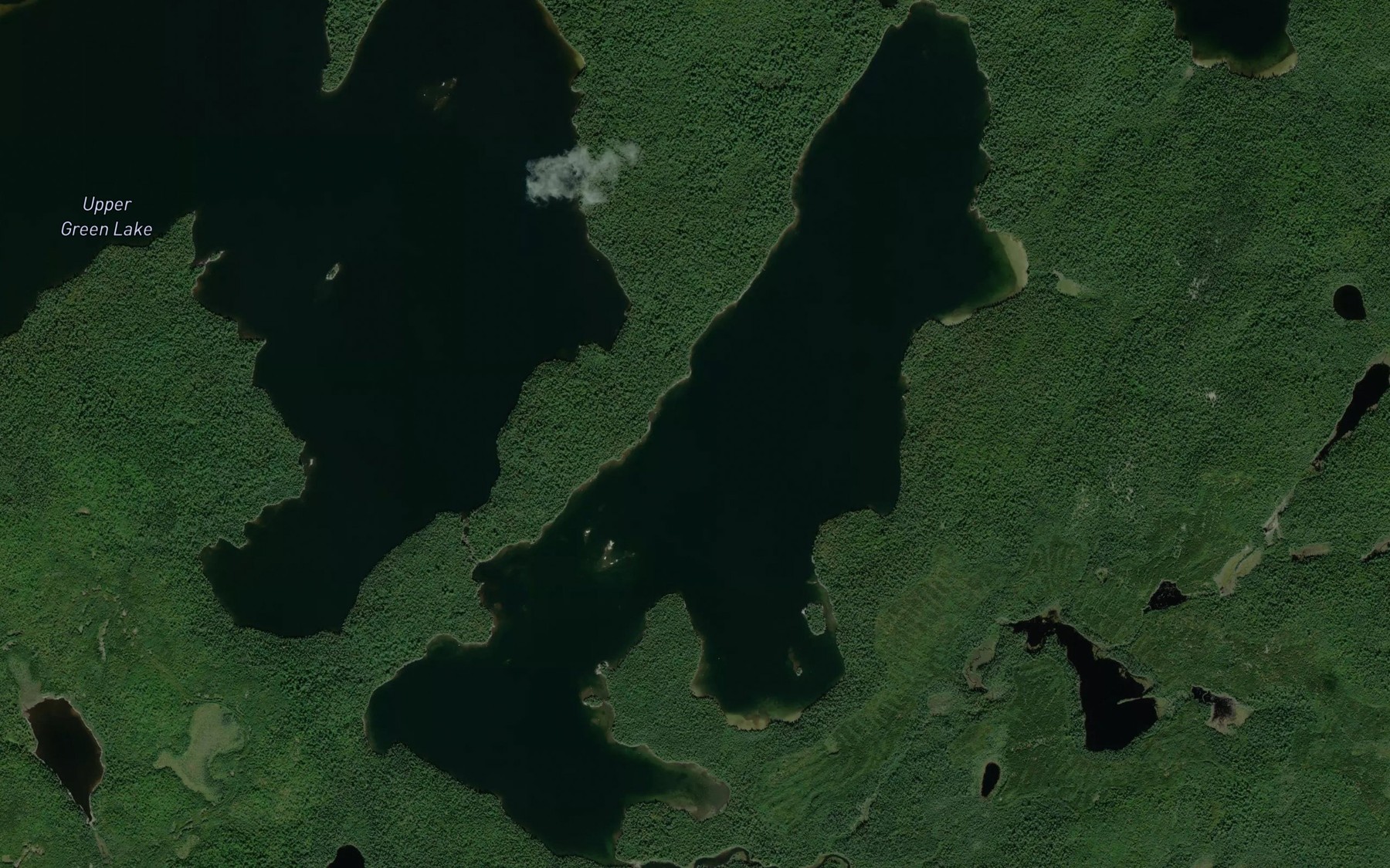 Satellite map of the Kashbogama Lake