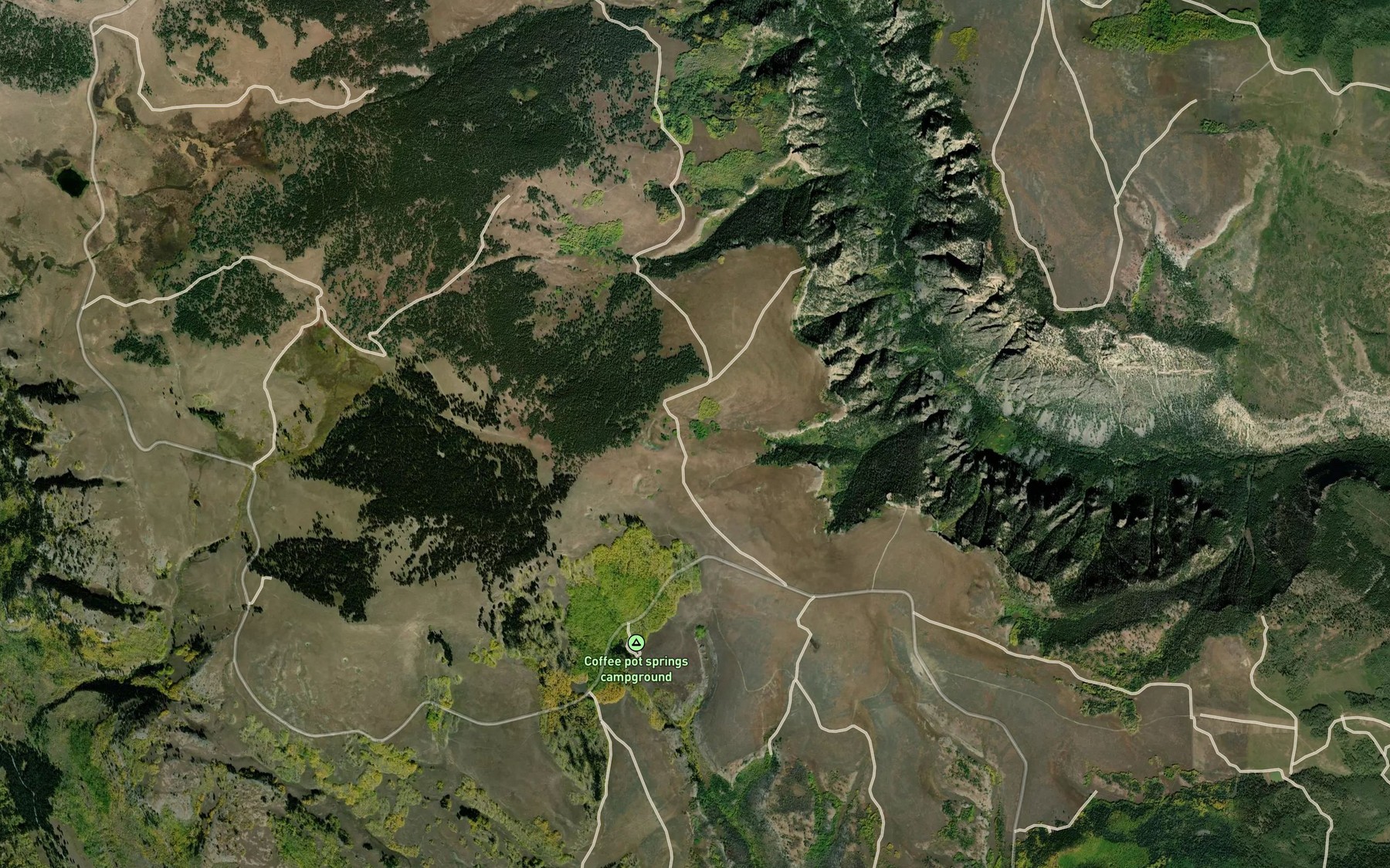 Satellite map of the Sheep Spring