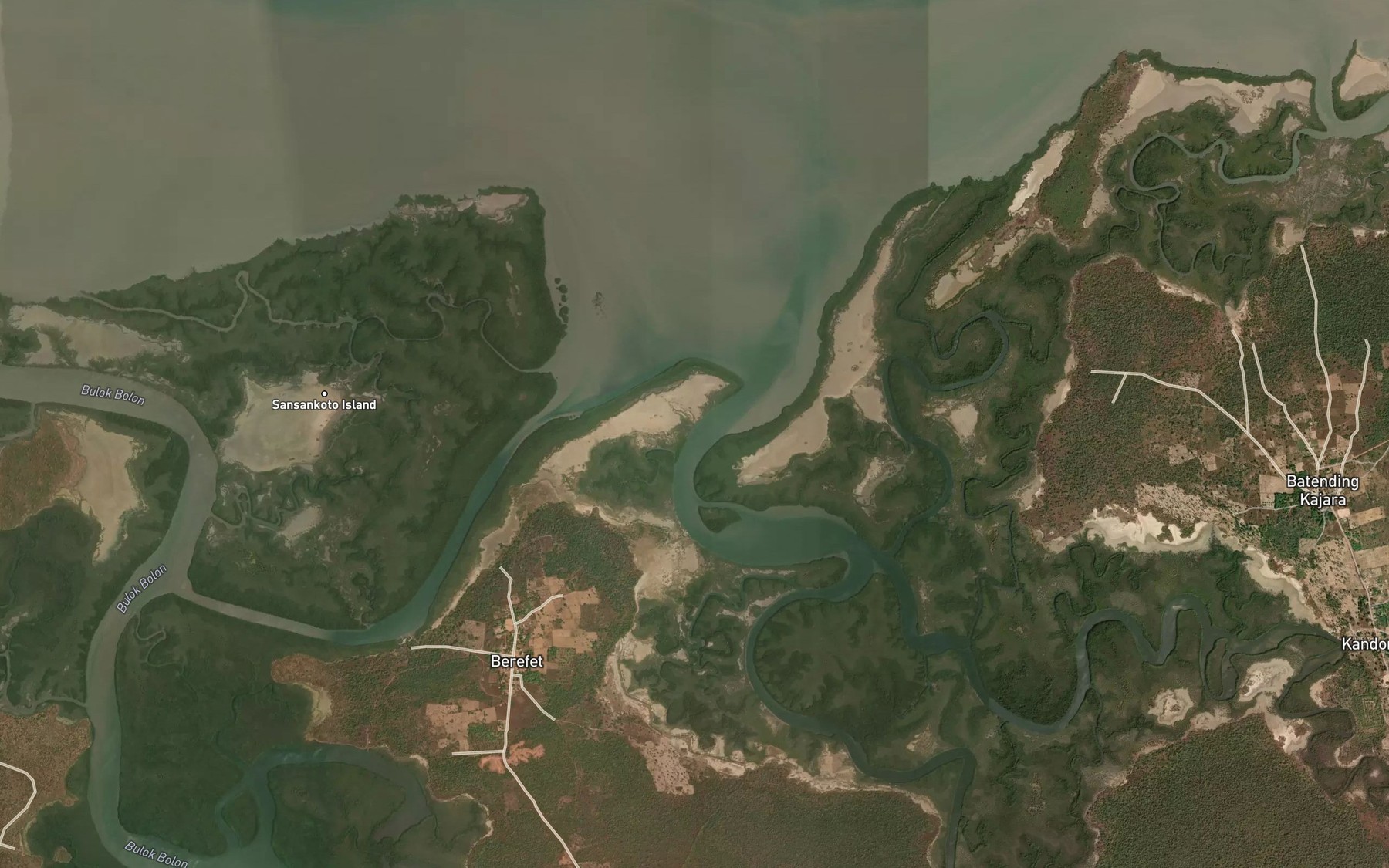 Satellite map of the Pima Bolon