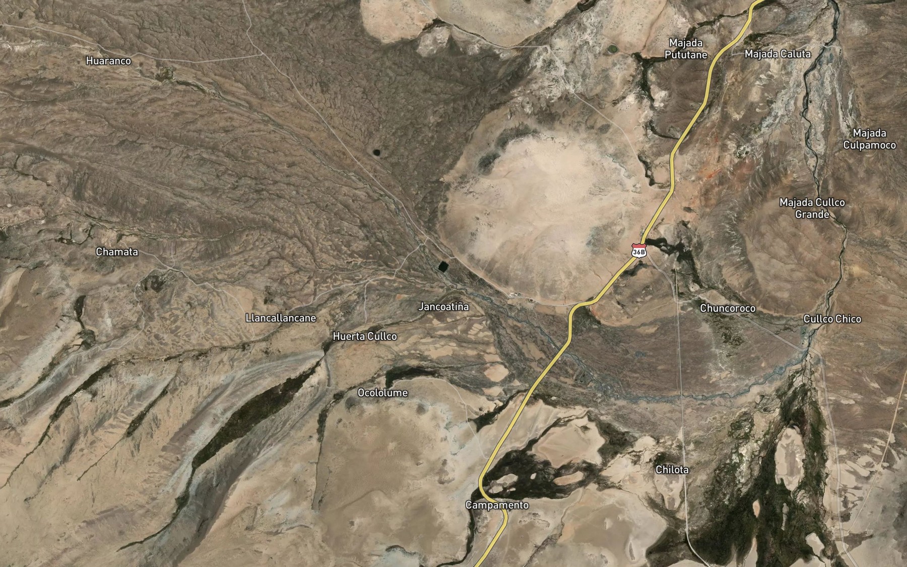 Satellite map of the Rio Saltiajahuira