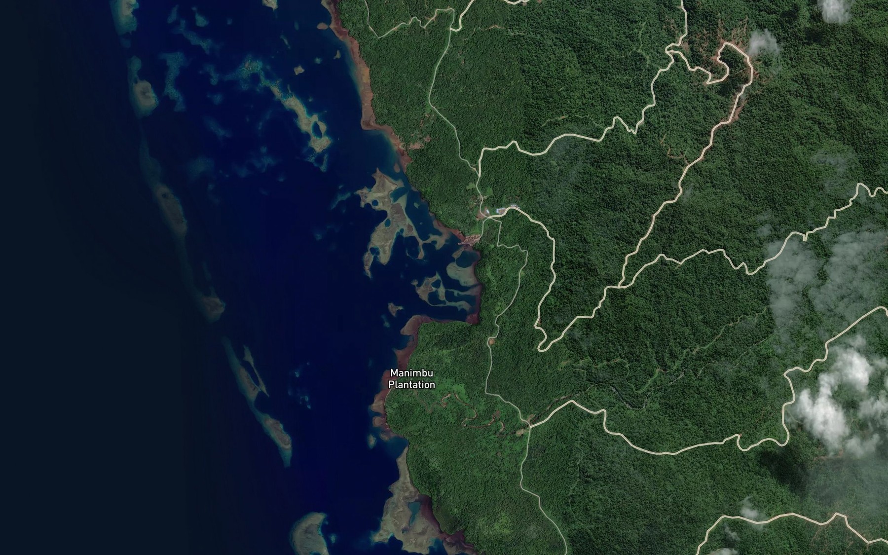 Satellite map of the Palangumar Bay