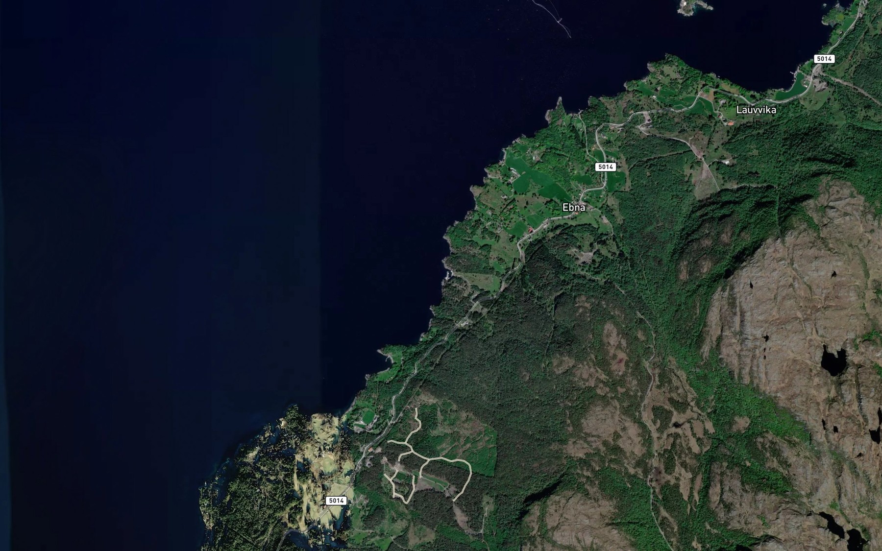 Satellite map of the Brandvik