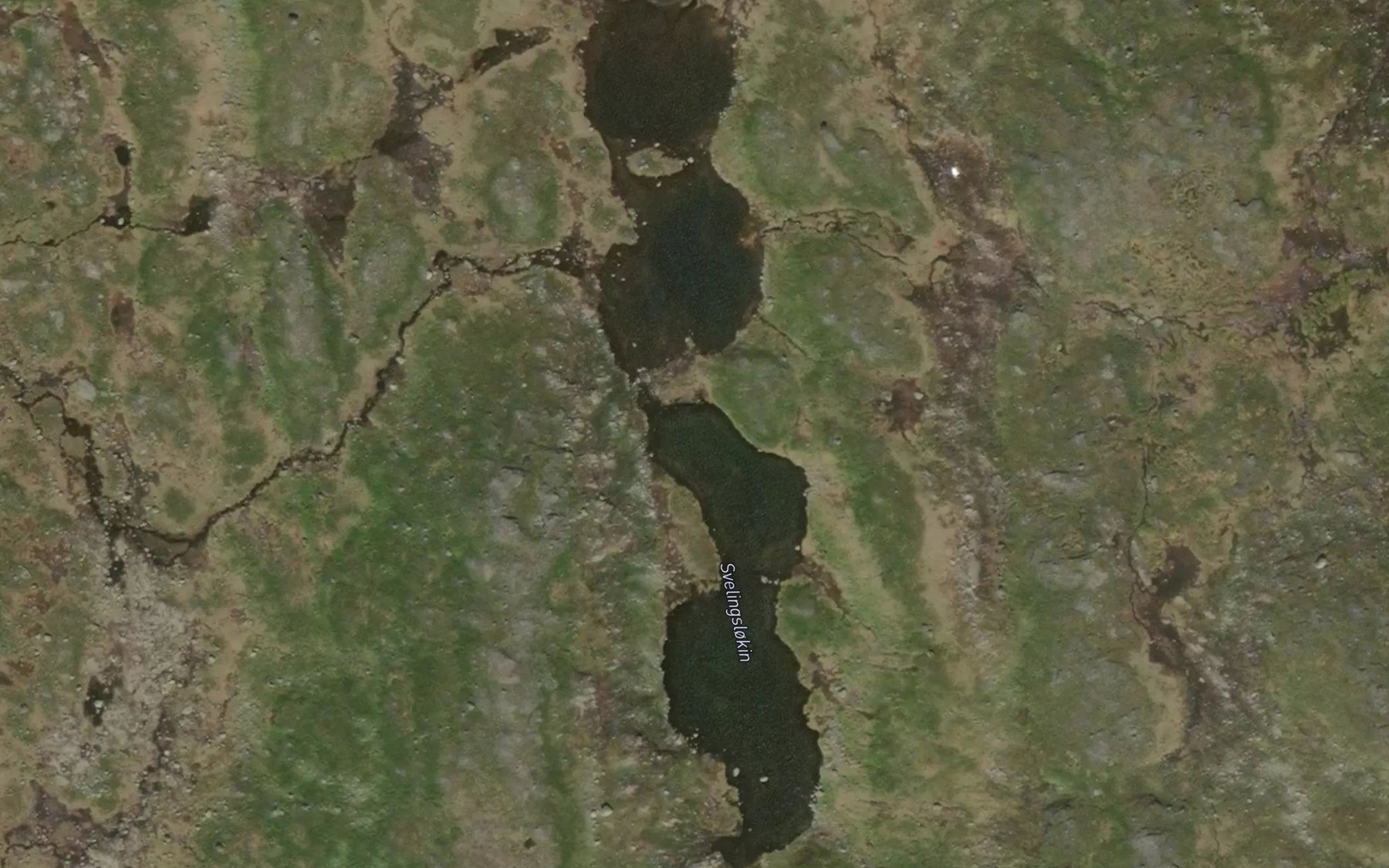 Satellite map of the Svelingslokin