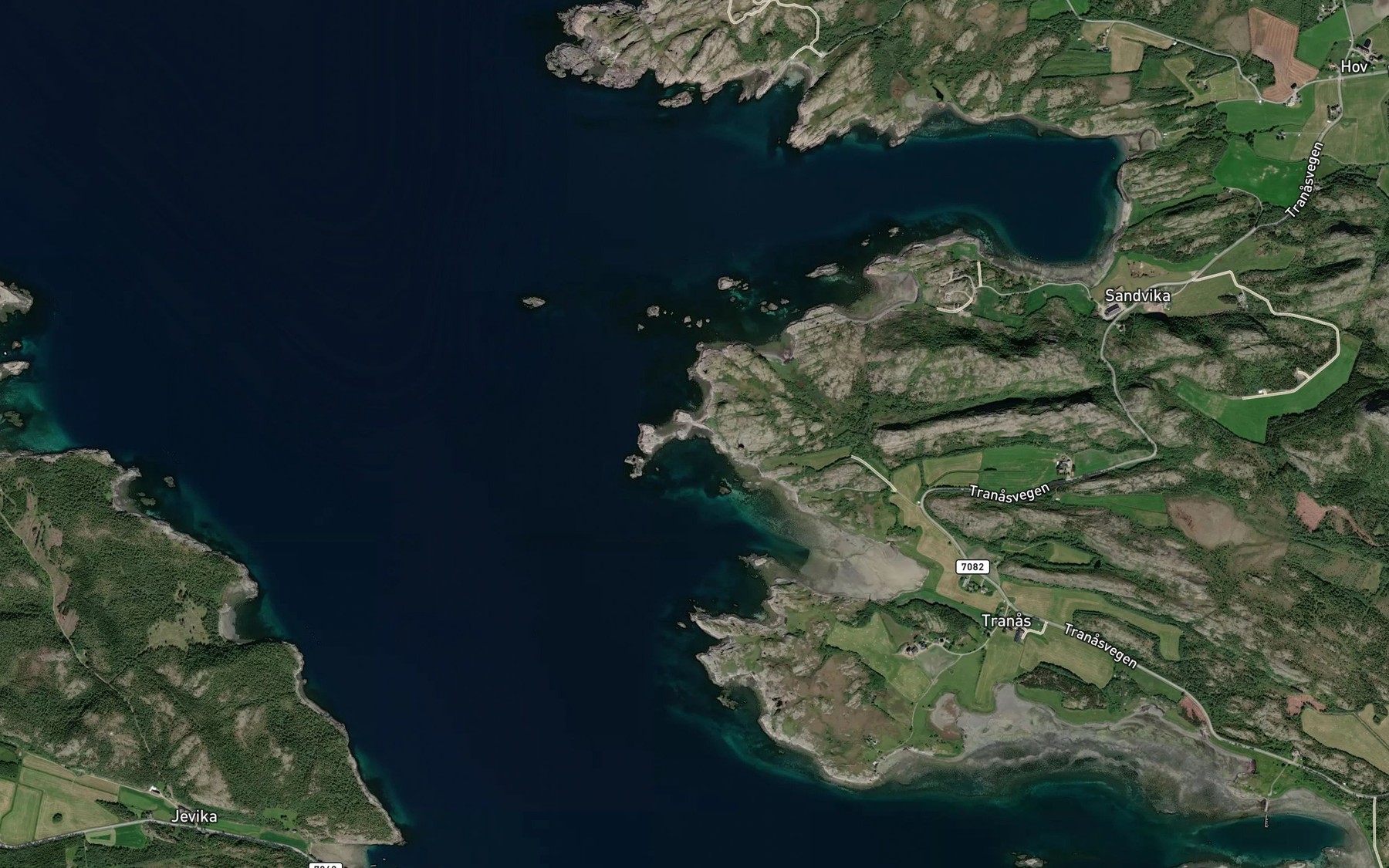 Satellite map of the Matmorskjaervika