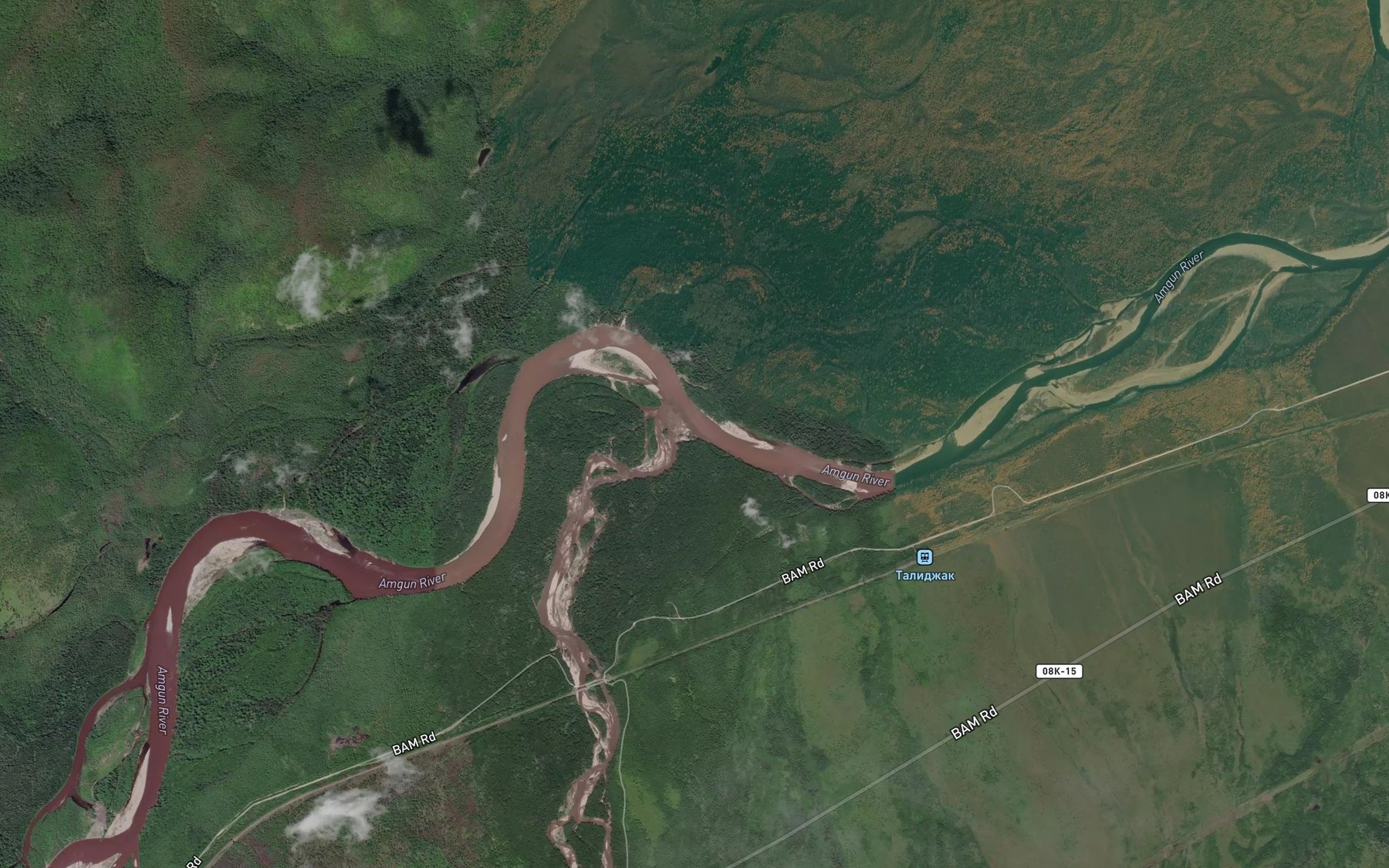 Satellite map of the Talidzhak