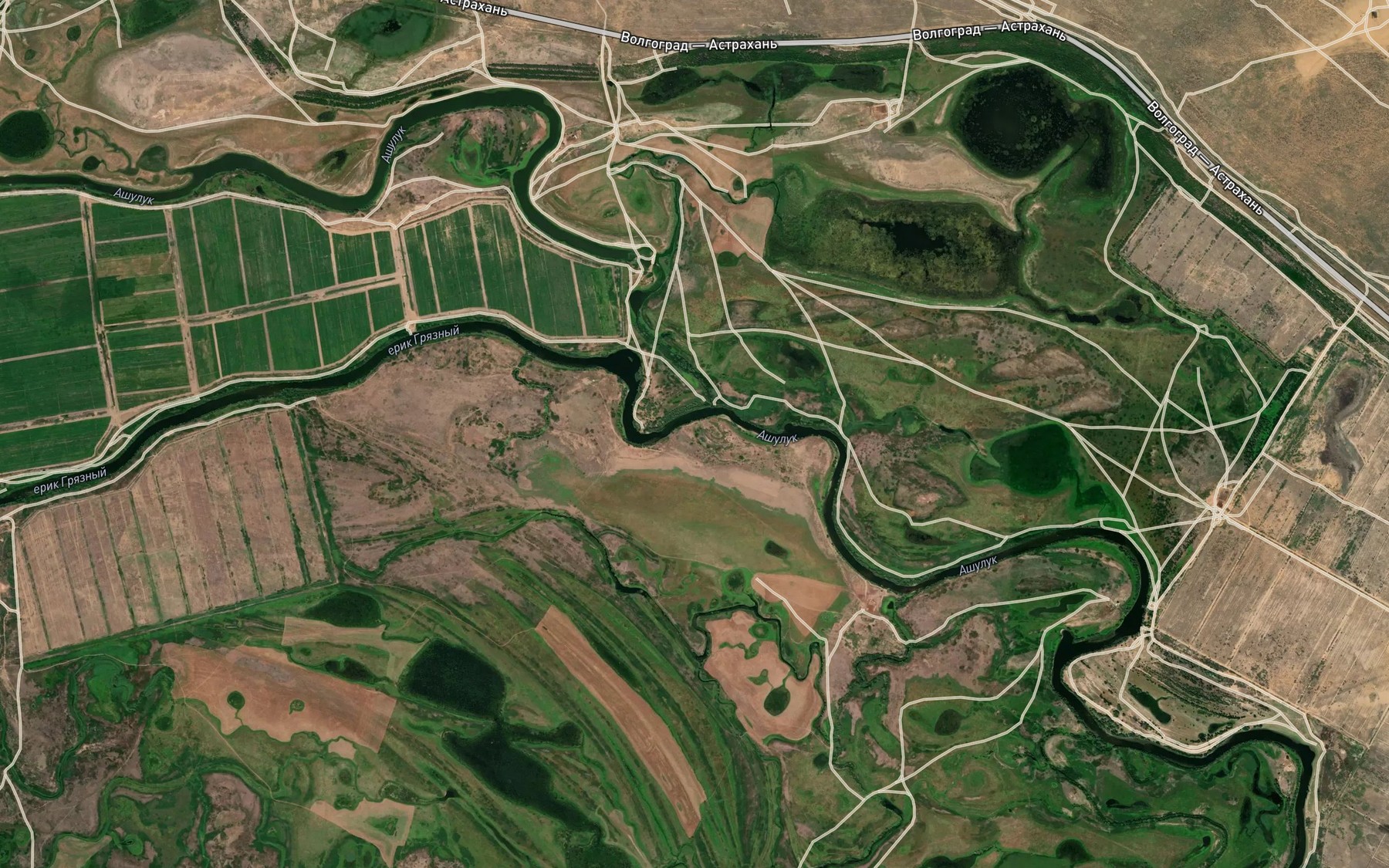 Satellite map of the Yerik Gryaznyy