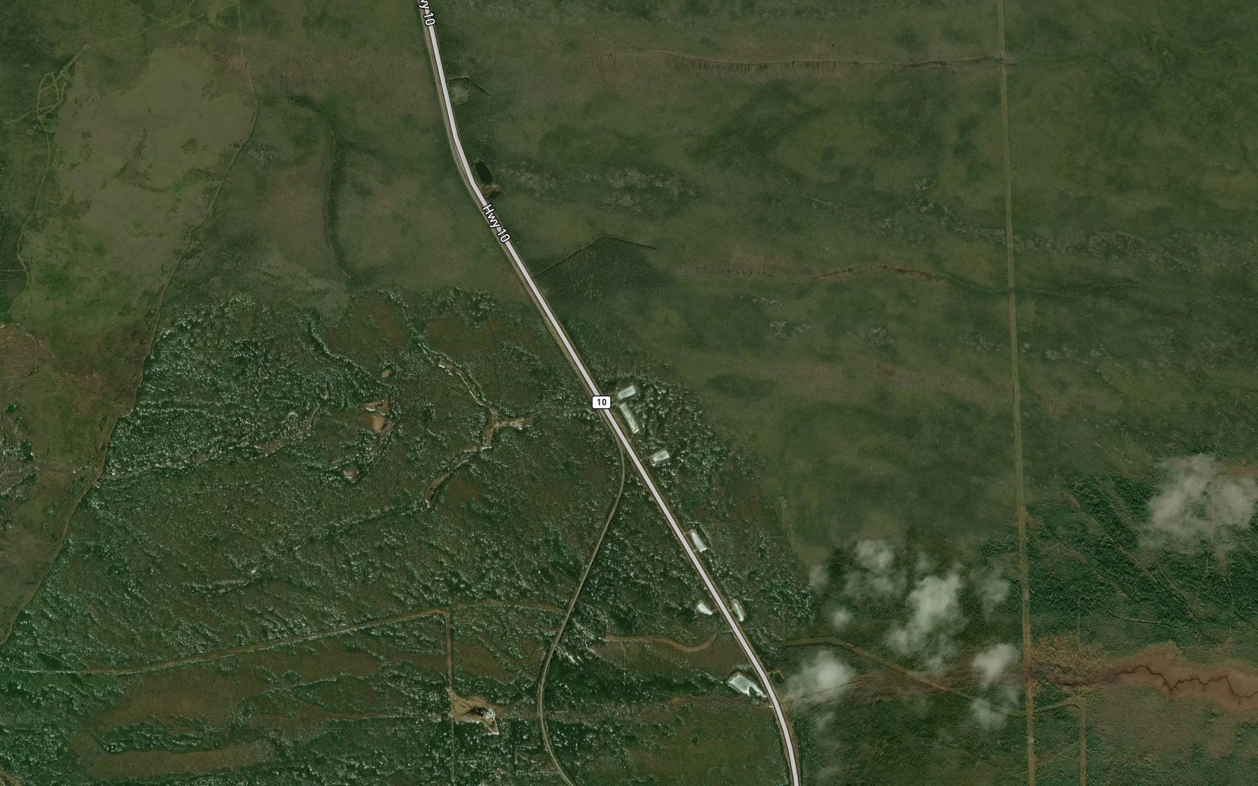 Satellite map of the Cedar Pond
