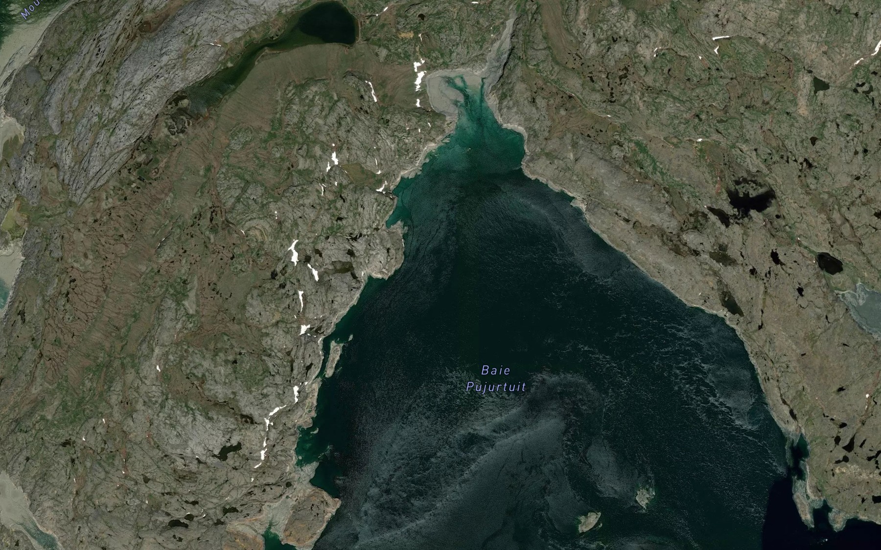 Satellite map of the Baie Pujurtuit