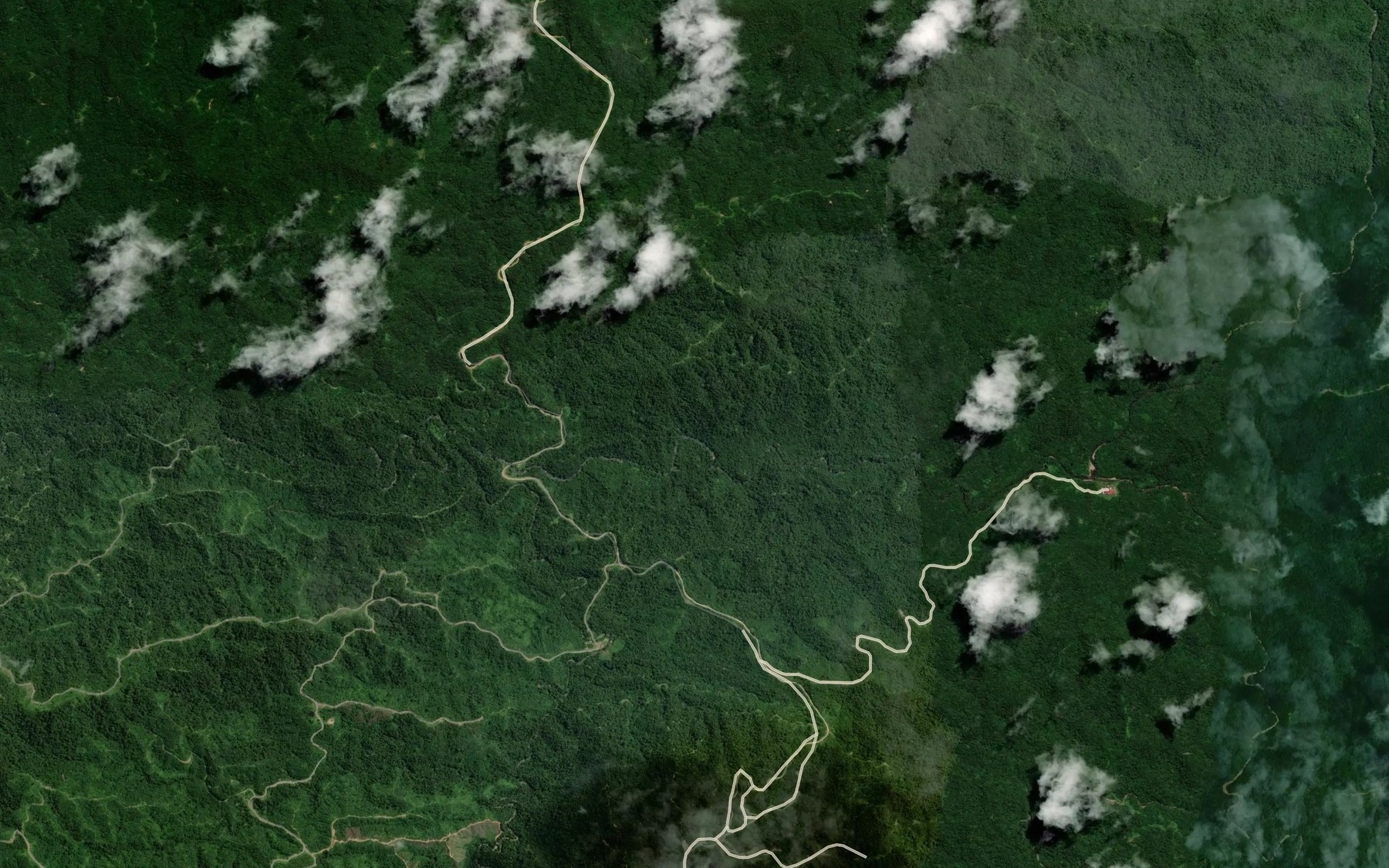 Satellite map of the Sungai Seringin