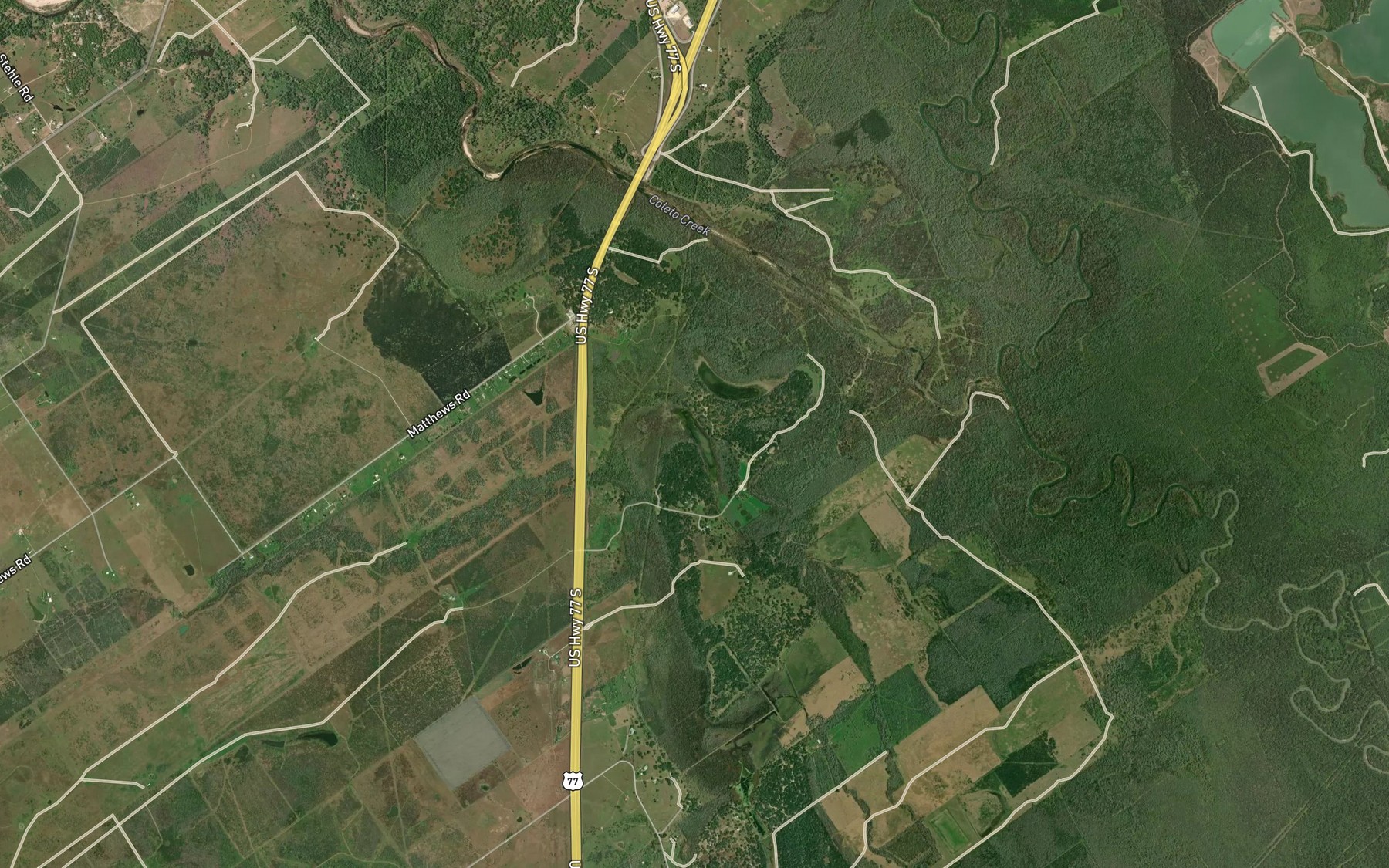 Satellite map of the McDonough Lake