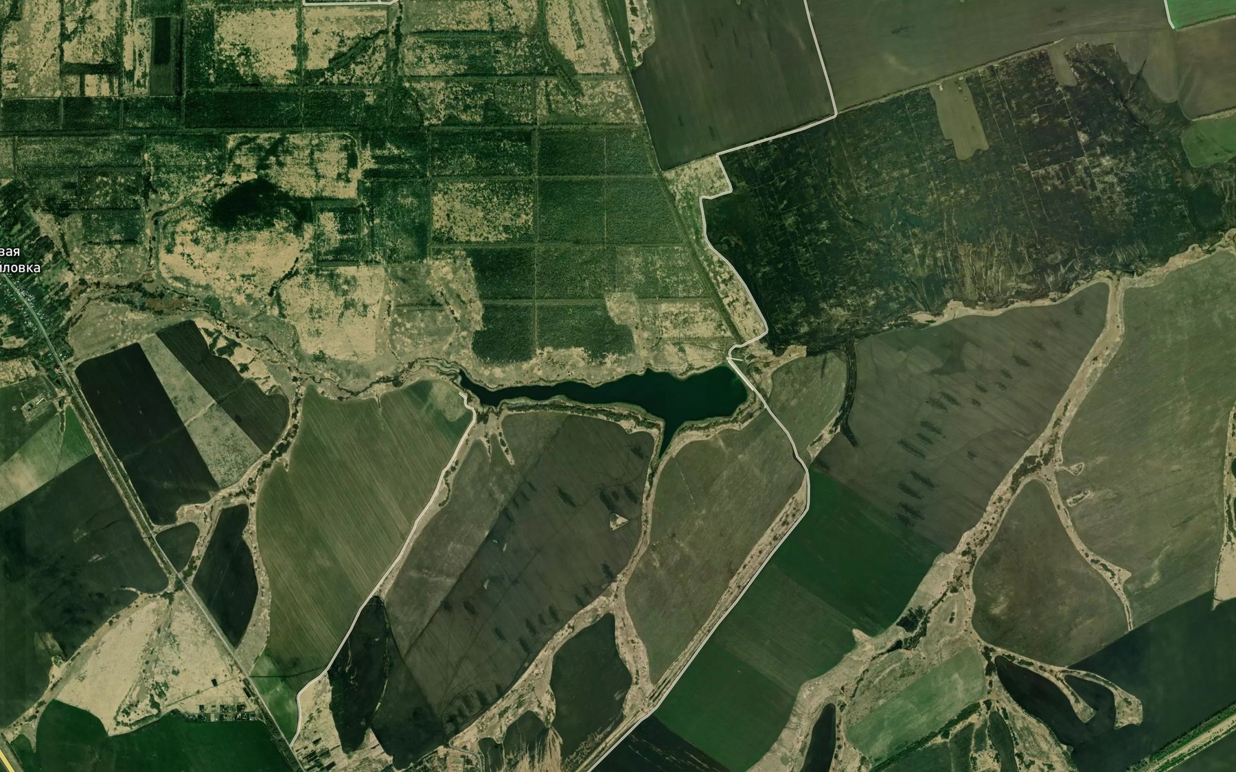Satellite map of the Ovrag Sukhaya Penzyatka