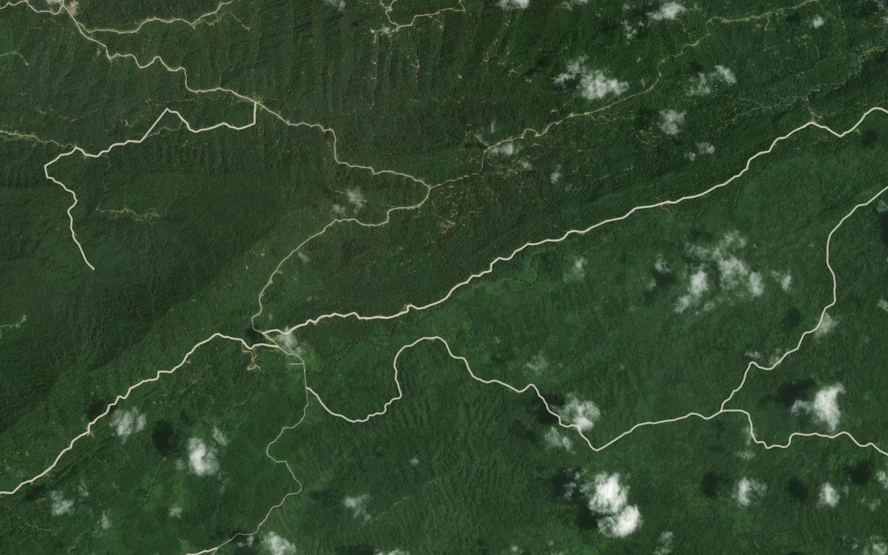 Satellite map of the Sungai Jangberok