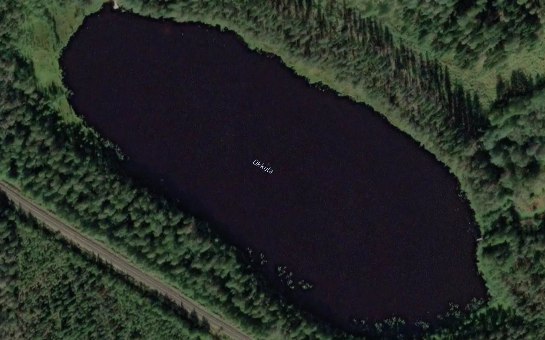 Satellite map of the Okkula