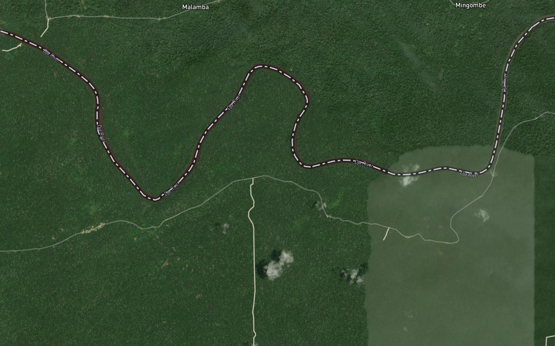 Satellite map of the Baiguil