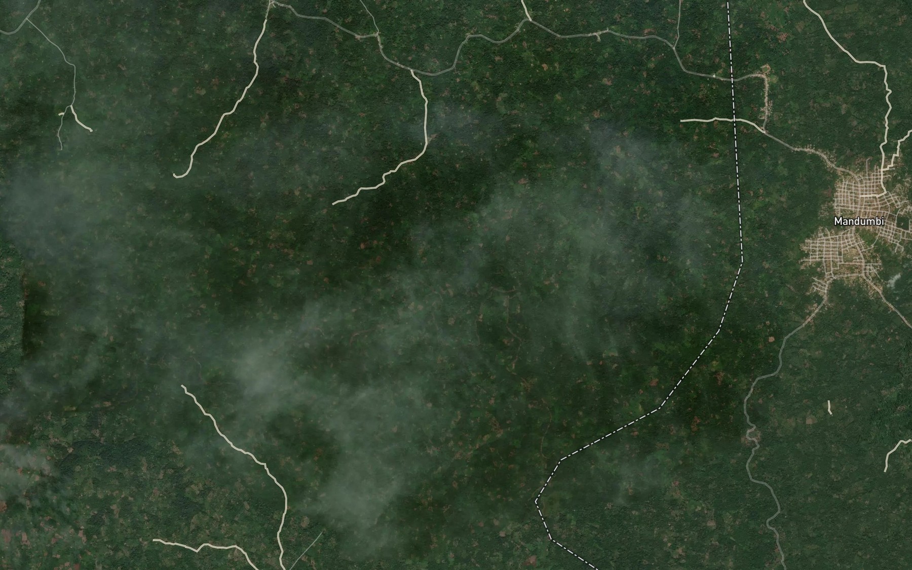 Satellite map of the Babotema