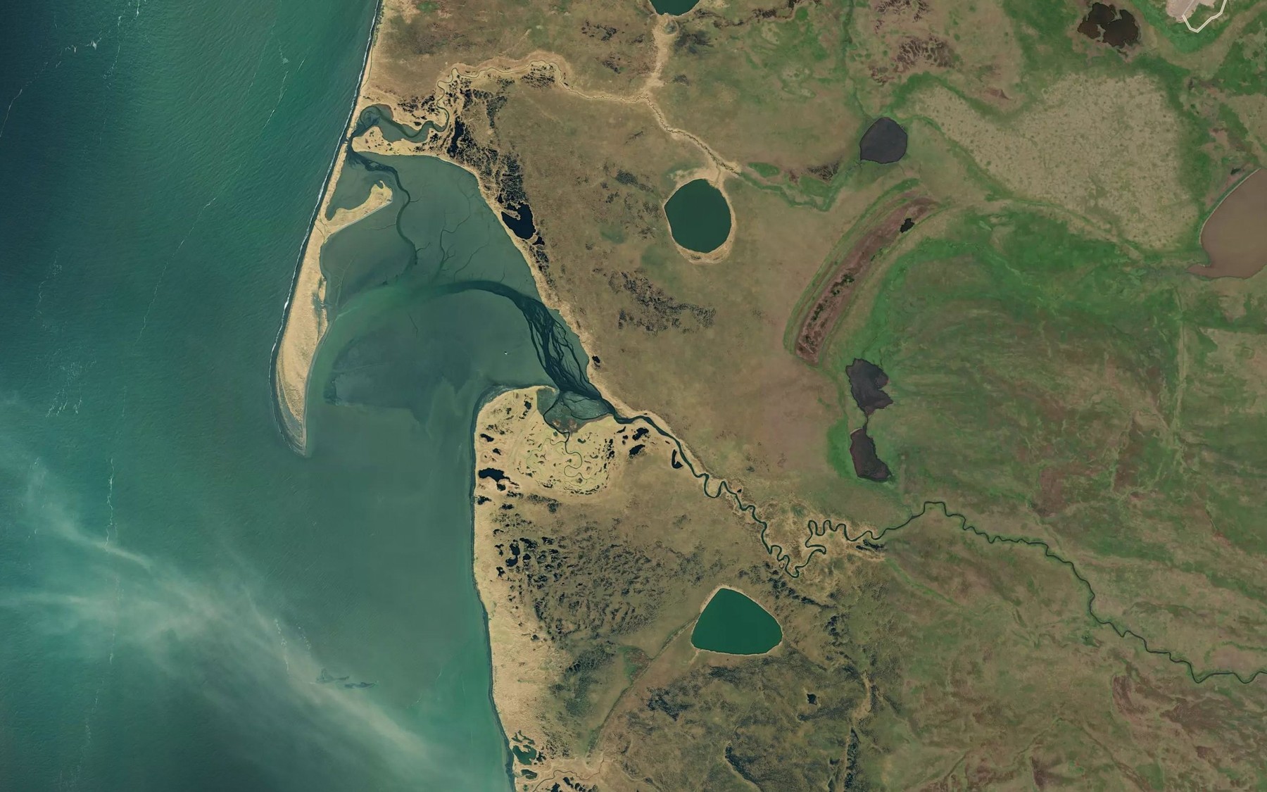 Satellite map of the Barabara Creek