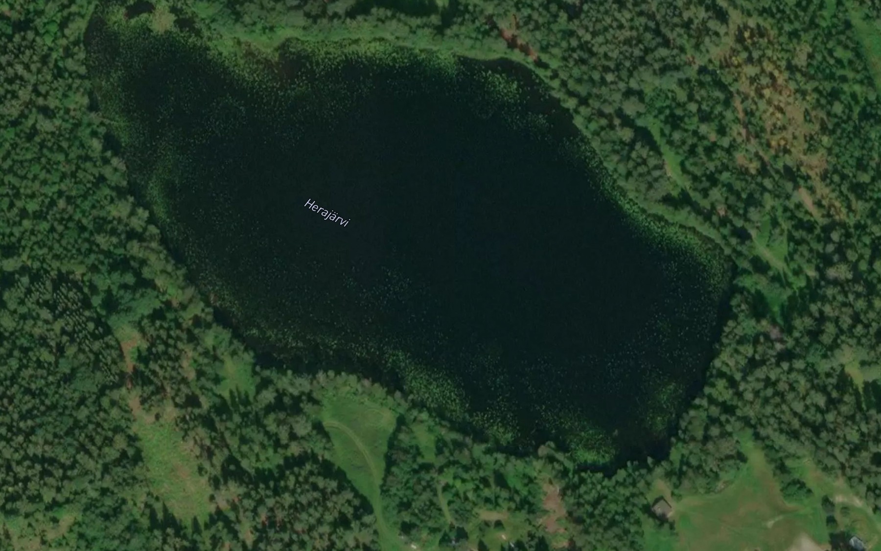 Satellite map of the Herajarvi