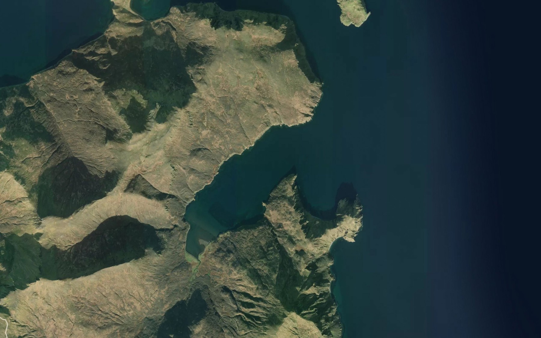 Satellite map of the Fox Hole