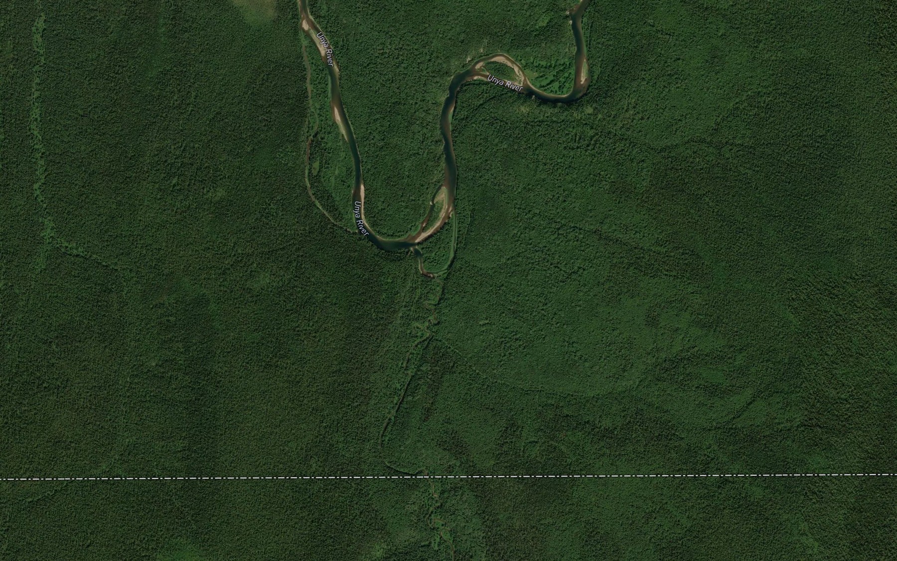 Satellite map of the Misyuryay