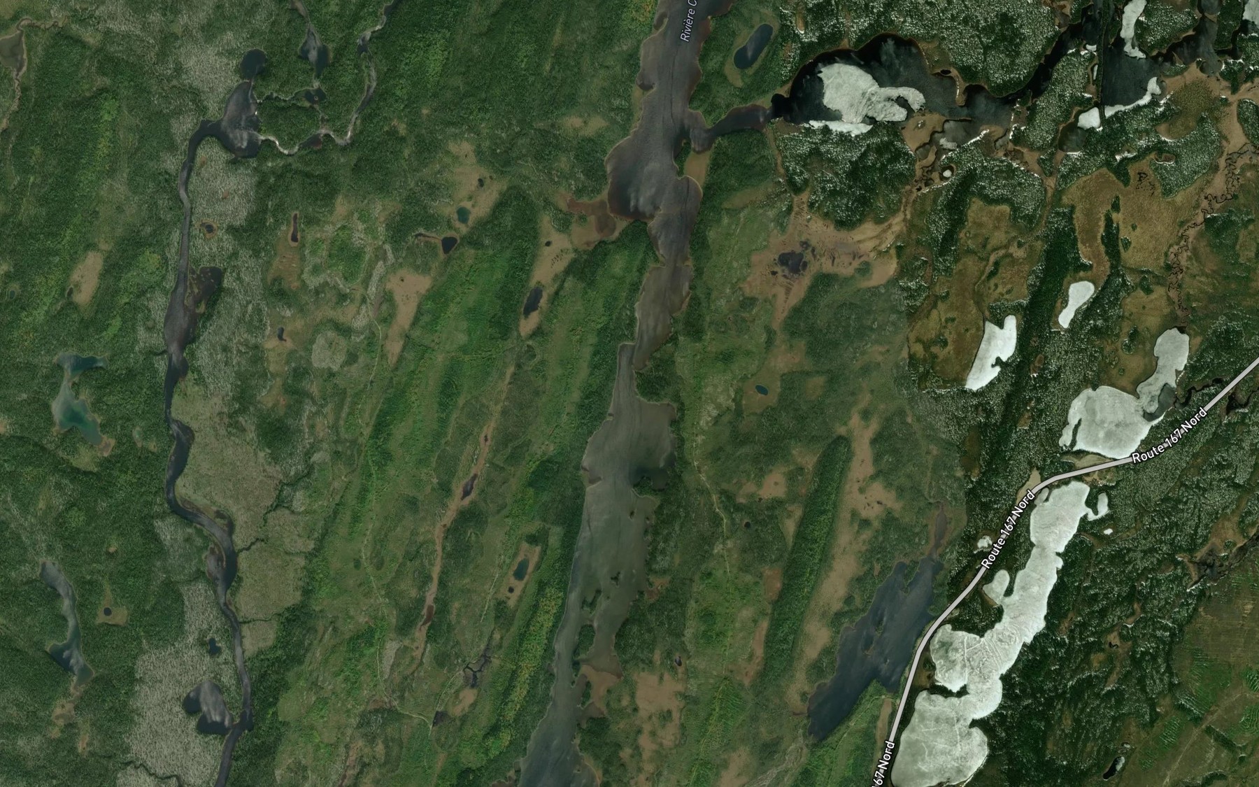 Satellite map of the Lac Rama