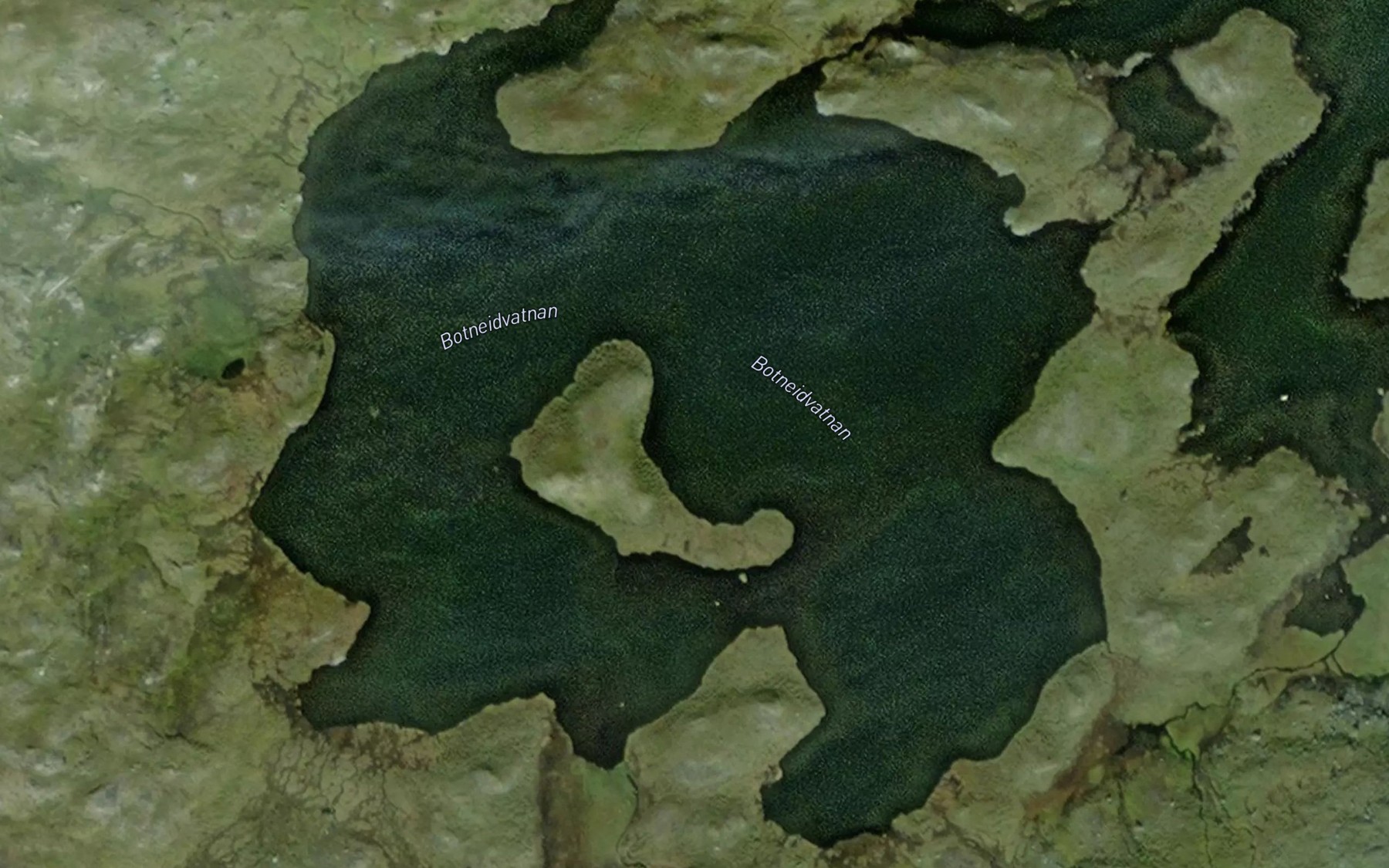 Satellite map of the Botneidvatnan