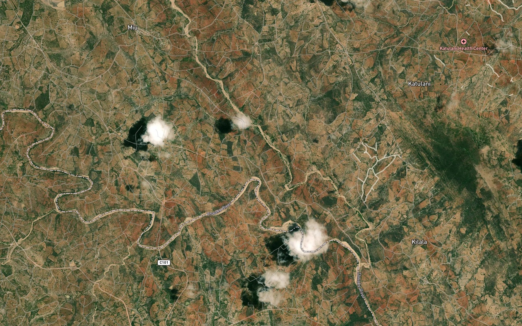 Satellite map of the Masilu