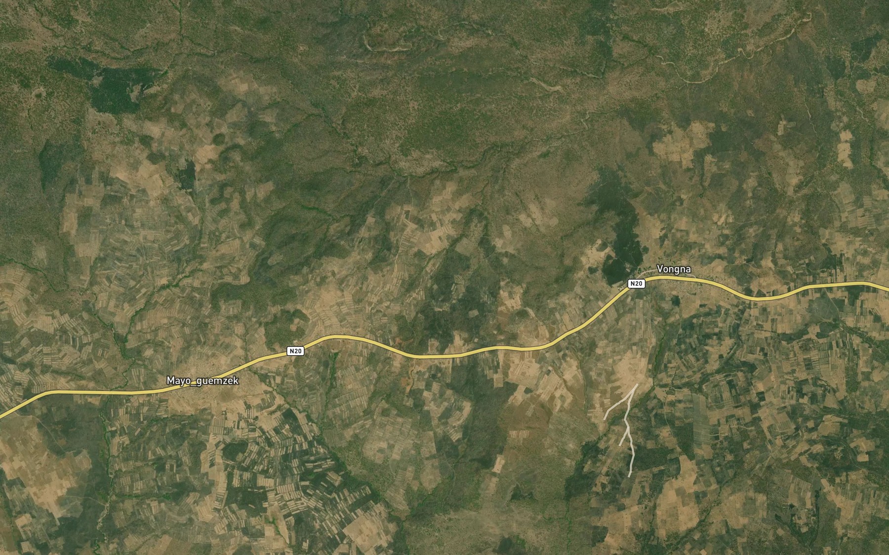 Satellite map of the Lon