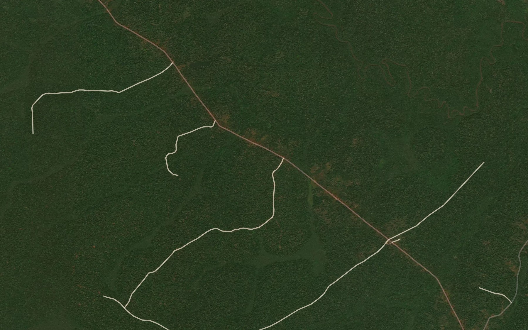 Satellite map of the Dande