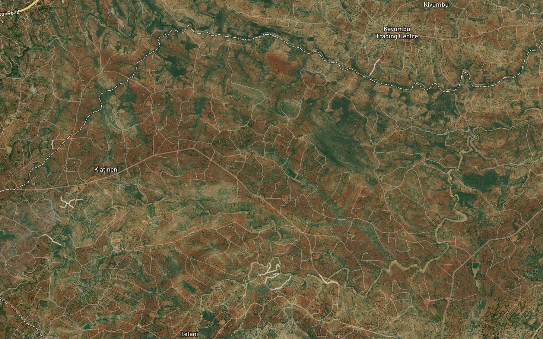 Satellite map of the Malawa Dam