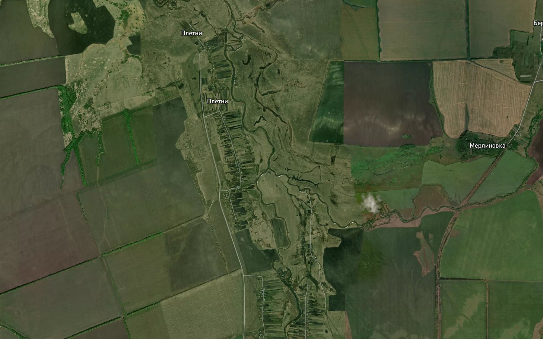 Satellite map of the Ol'shanka