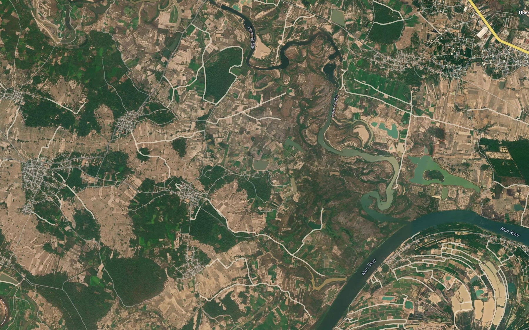 Satellite map of the Nong Chap