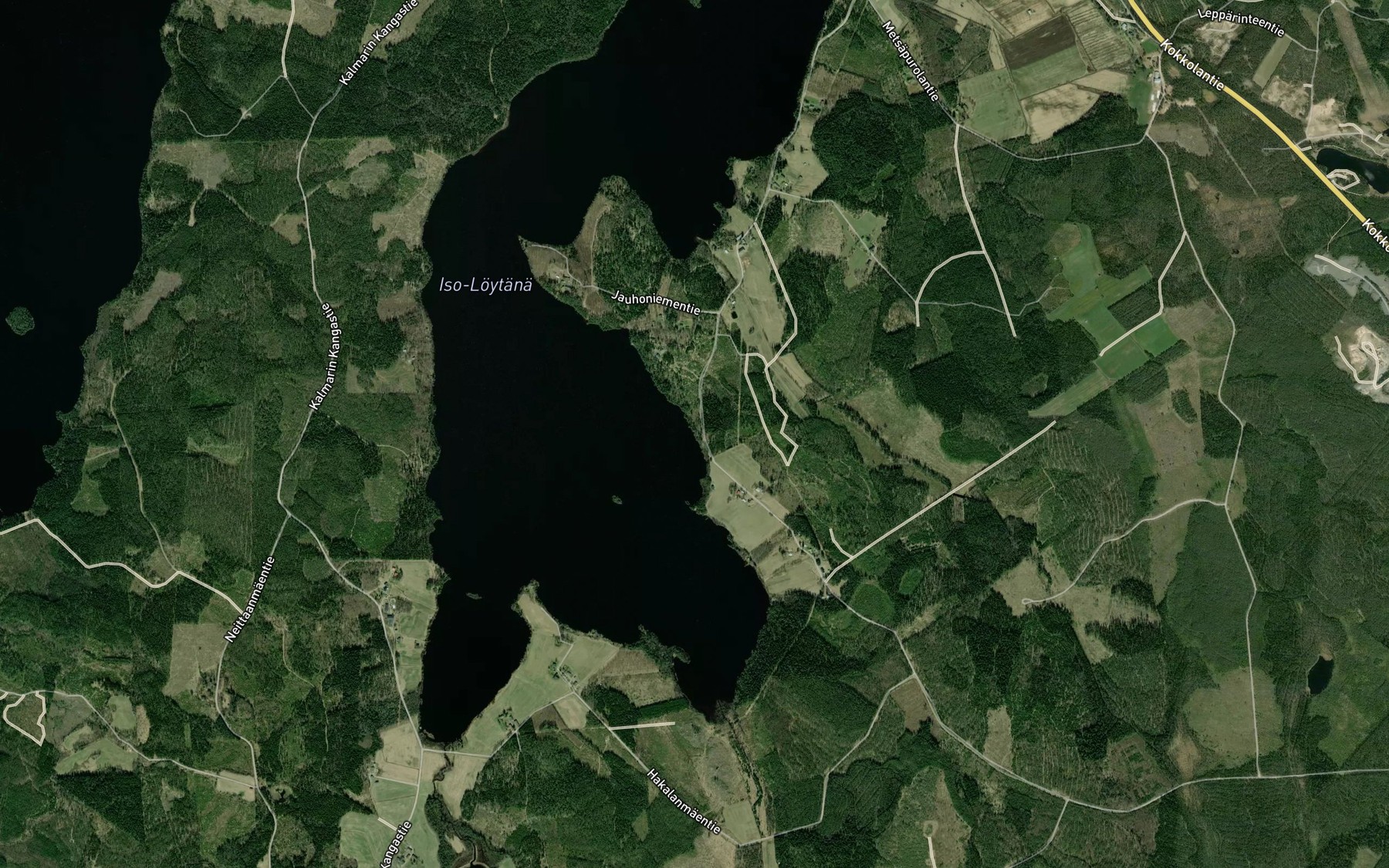 Satellite map of the Sammalpuro
