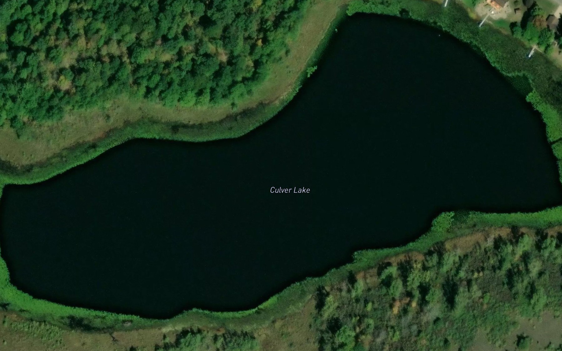 Satellite map of the Culver Lake