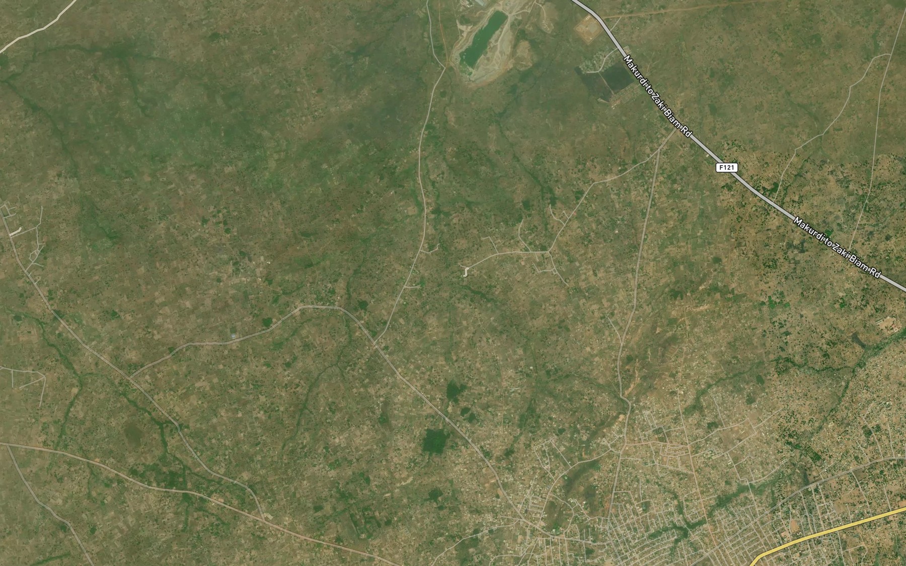 Satellite map of the Akaimo