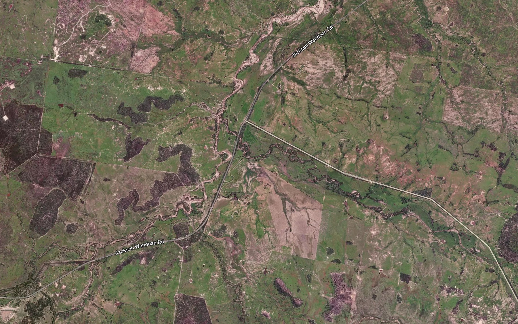 Satellite map of the Ramyara Creek