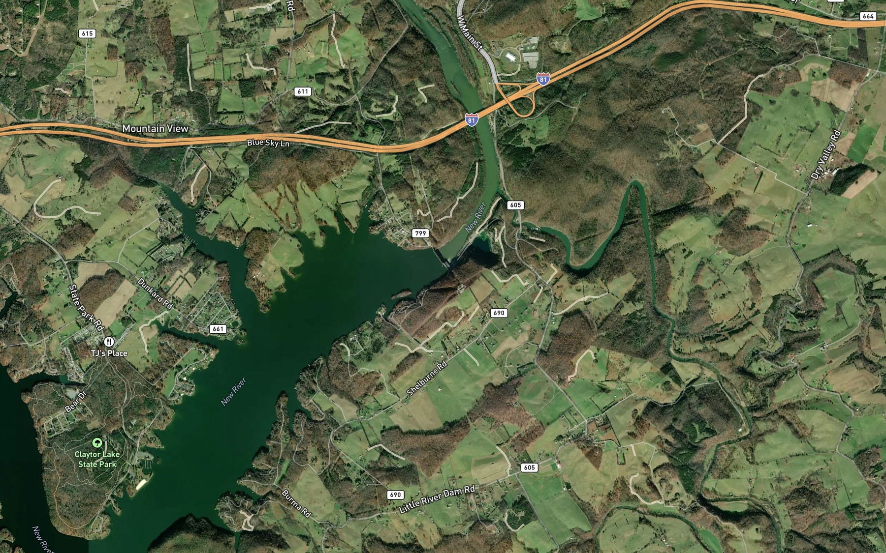 Satellite map of the Hydro Water Power Plant