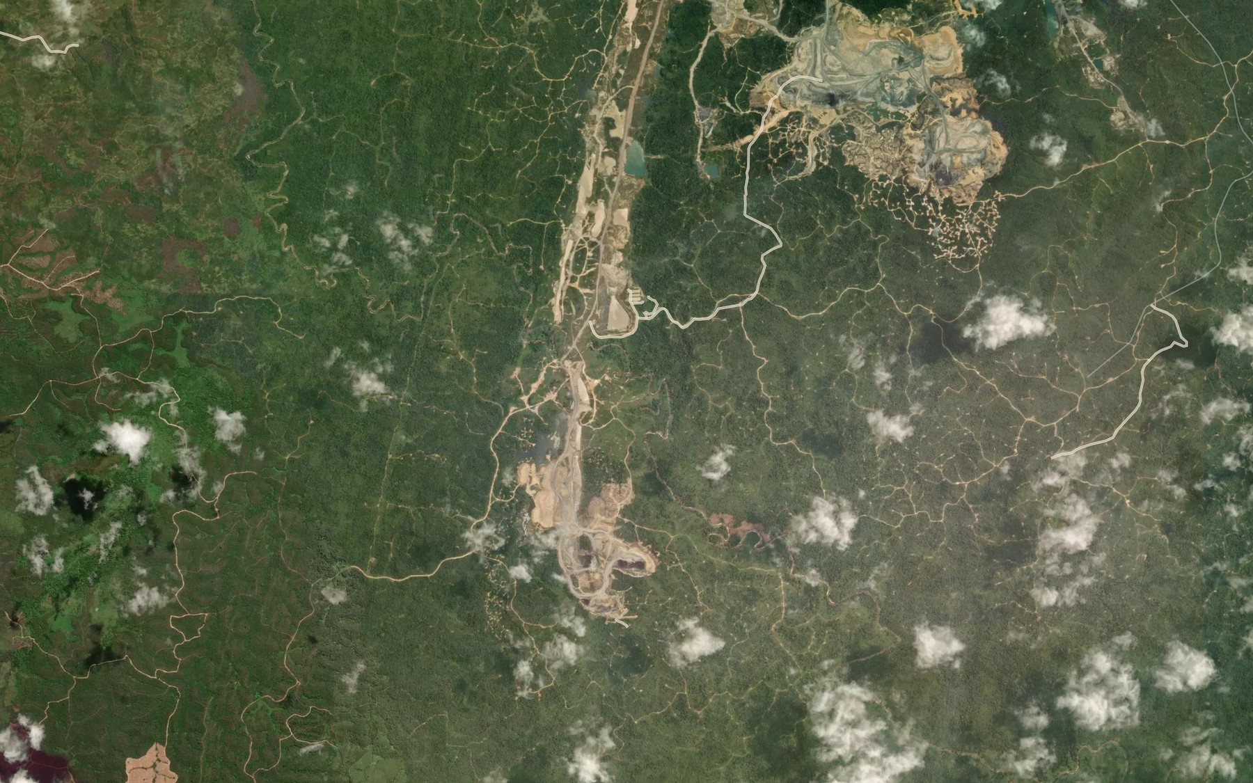Satellite map of the Sungai Kendisan