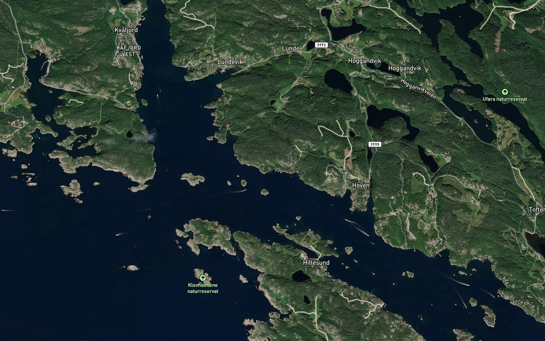 Satellite map of the Fjellansbukta